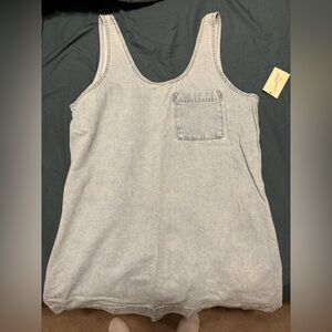 Universal Thread Light Wash Denim Tank Dress